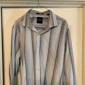 Tommy Bahama Button Down Shirt Striped Mens Sz XXL